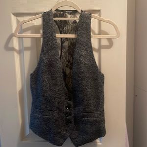Express, lace-back, herringbone style, menswear vest